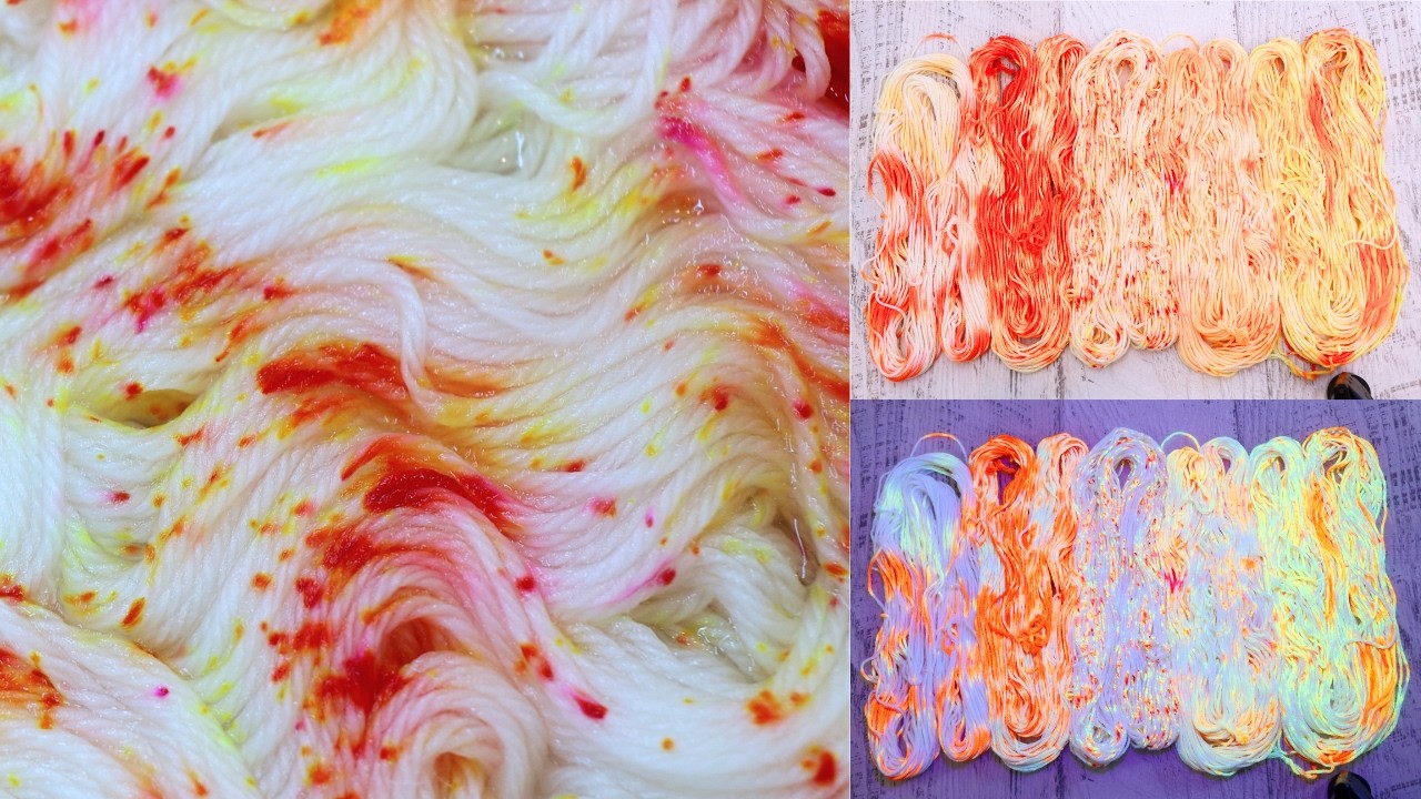 Breaking Fluorescent Safety Orange 5 Ways; Forcing the Pigments to Separate (Dyepot Weekly 647)