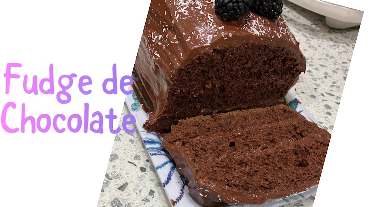Fudge de chocolate casero estilo Peru