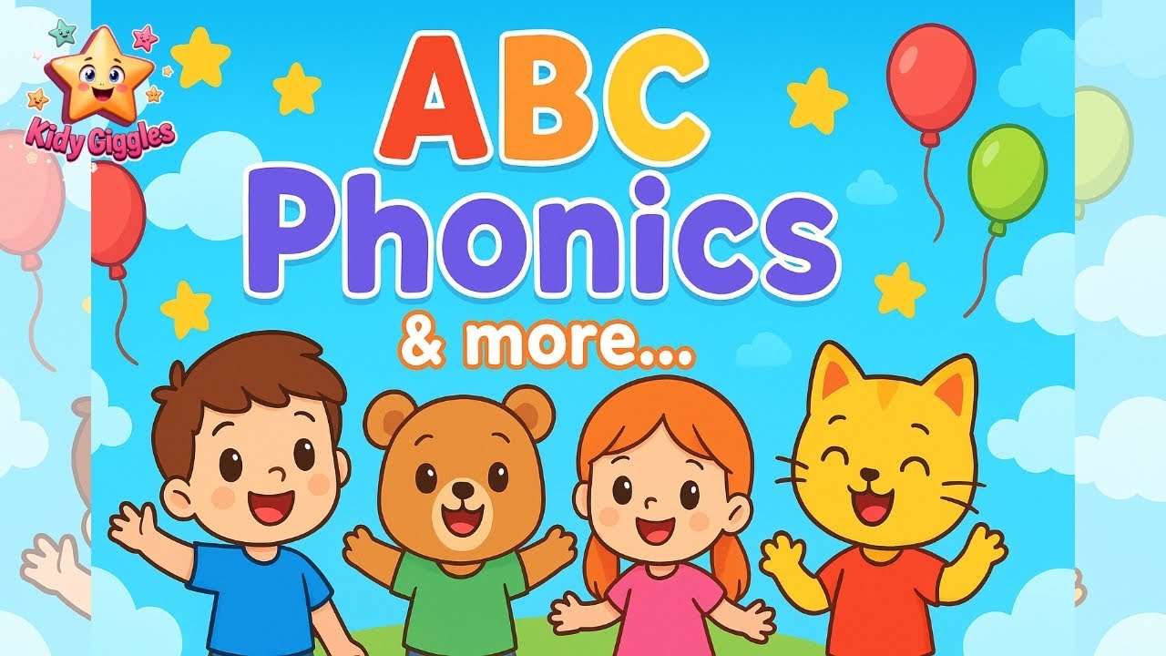 The Phonics Song : A A Apple | Colorful Nursery Rhymes in English