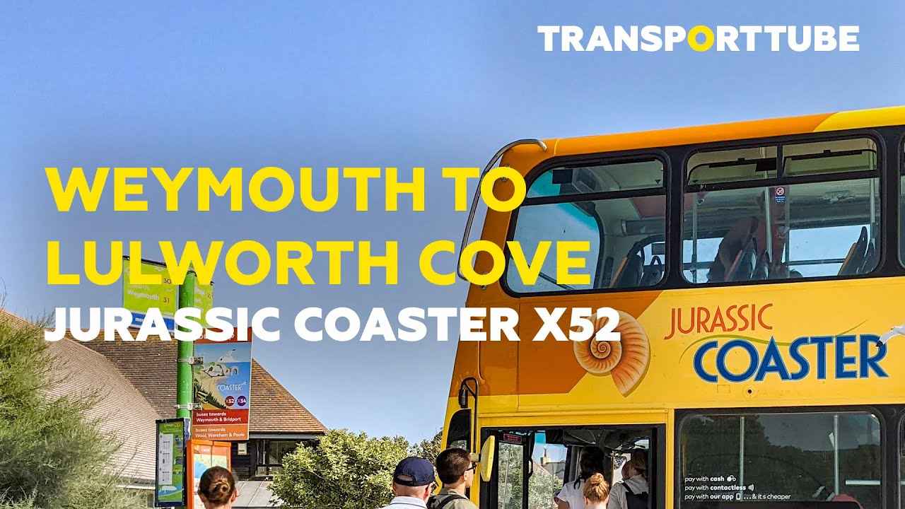 Weymouth to Lulworth Cove • Jurassic Coaster X52 • Realtime