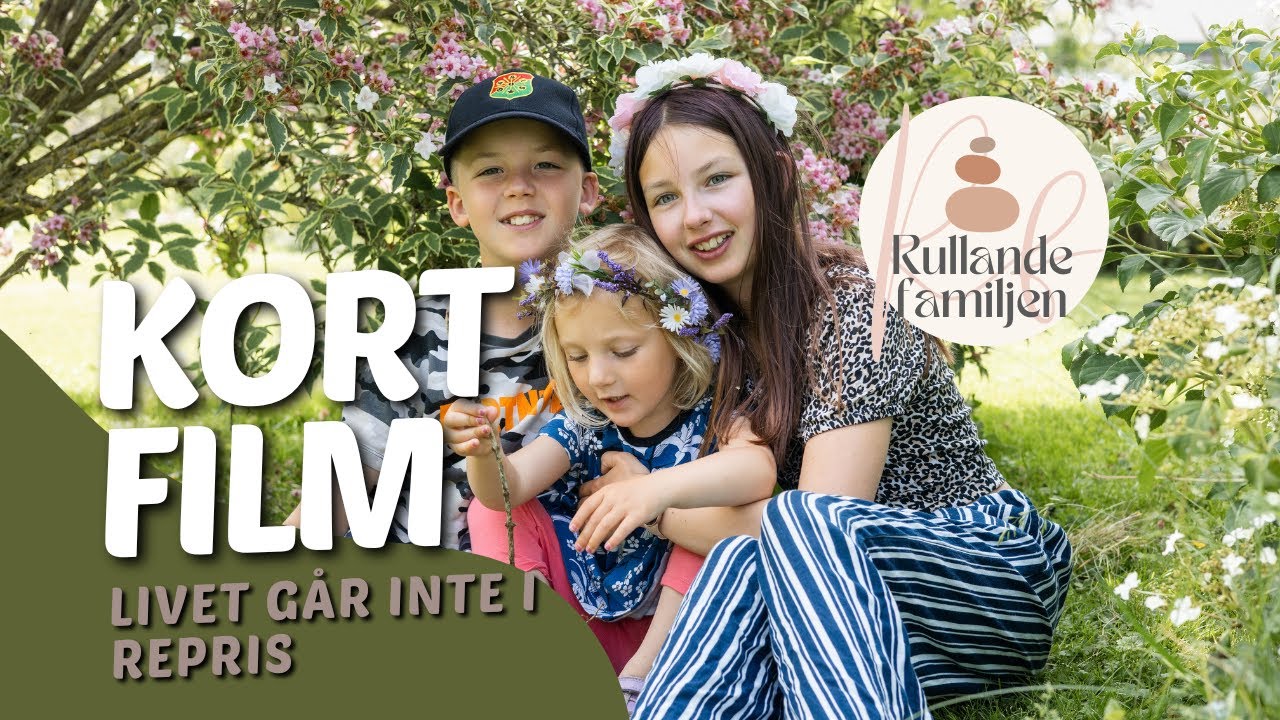 Rullande familjen - Kort film! Reflektioner om tiden.