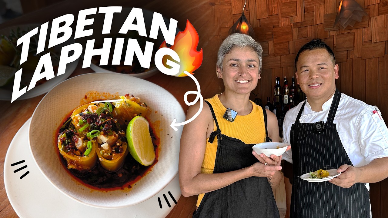 How to make - TIBETAN LAPHING - from the expert chef!
