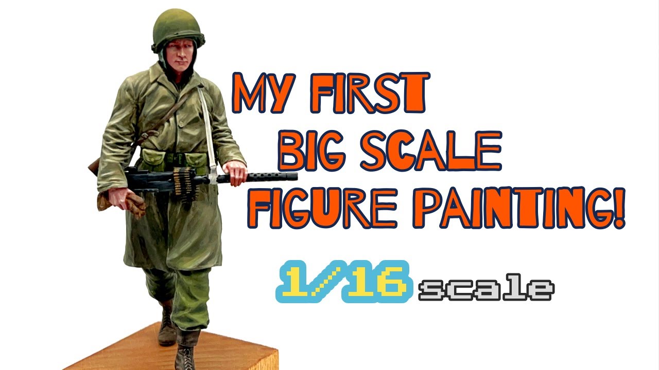 1/16 Real figure painting 【First attempt at big scale】#scalemodel #howtopaint #フィギュア塗装