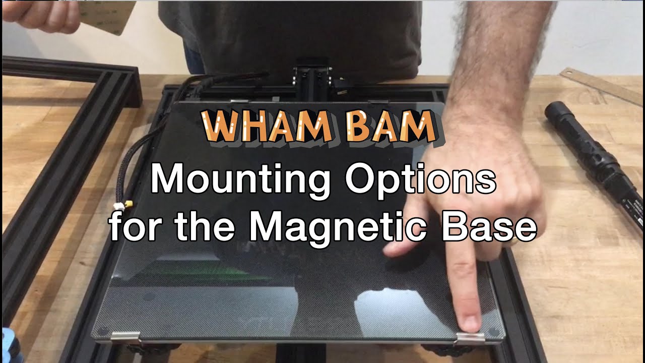 Installing a Wham Bam Magnetic Base to Your 3D Printer Bed