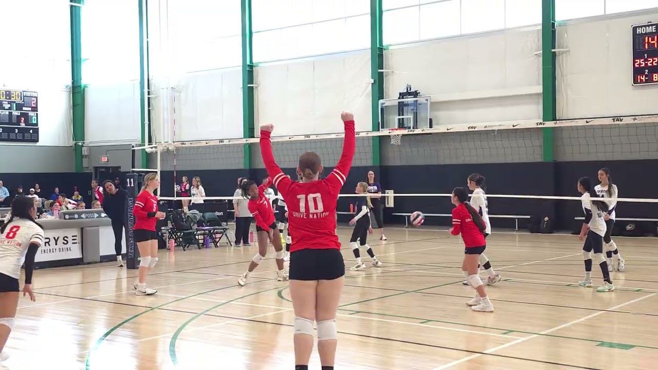 Aria volleyball February 21st 2026 game 1 set 2