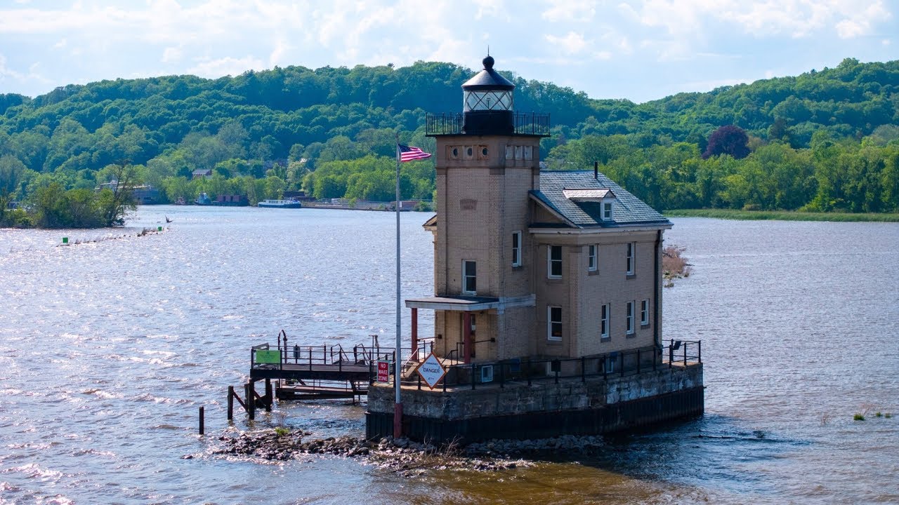 Rondout Lighthouse, New York by Drone - 3 Min of Calm | Vol.4