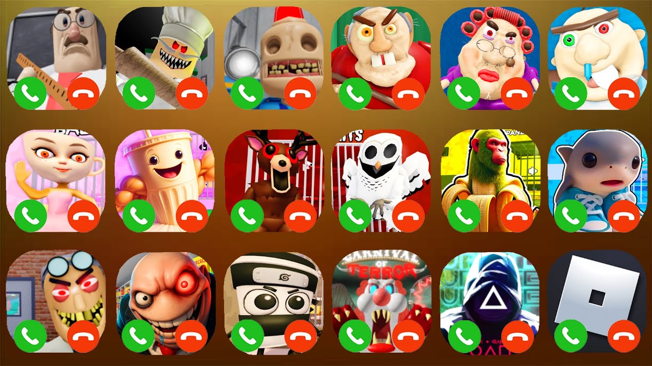 Escape The Carnival Of Terror, GREAT SCHOOL BREAKOUT, EVIL GRANDMA, 99 NIGHTS IN FOREST, Roblox OBBY
