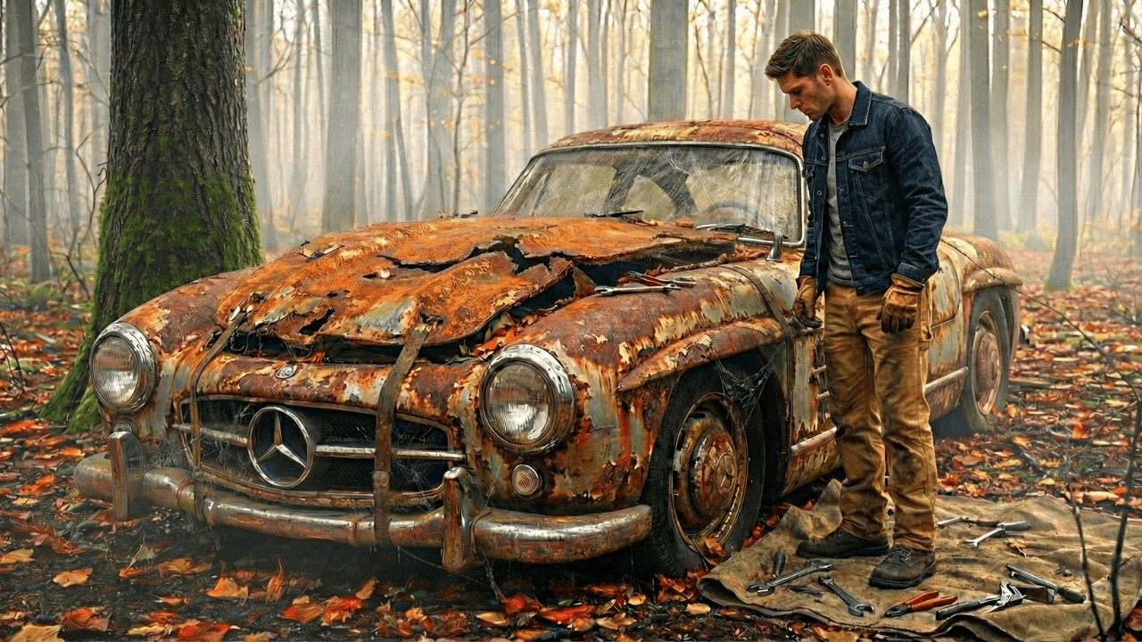 ASMR Car Restoration: Restoring The Worlds Most Expensive Car ($142 Million)Mercedes-Benz 300 SLR