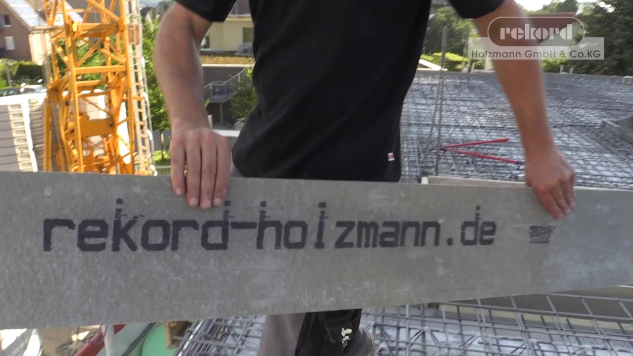 rekord Holzmann - Deckenrandschalungen (aus Holzbeton / XPS und EPS)