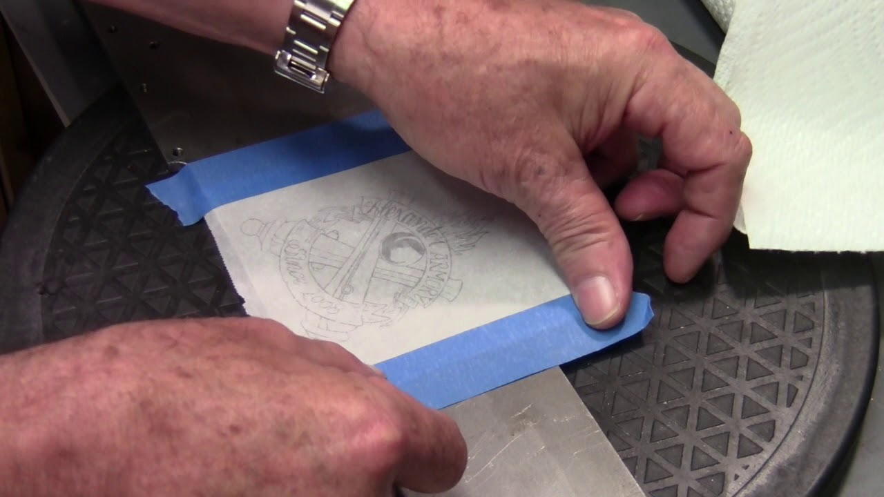 How to do an image transfer for engraving with a laser printer
