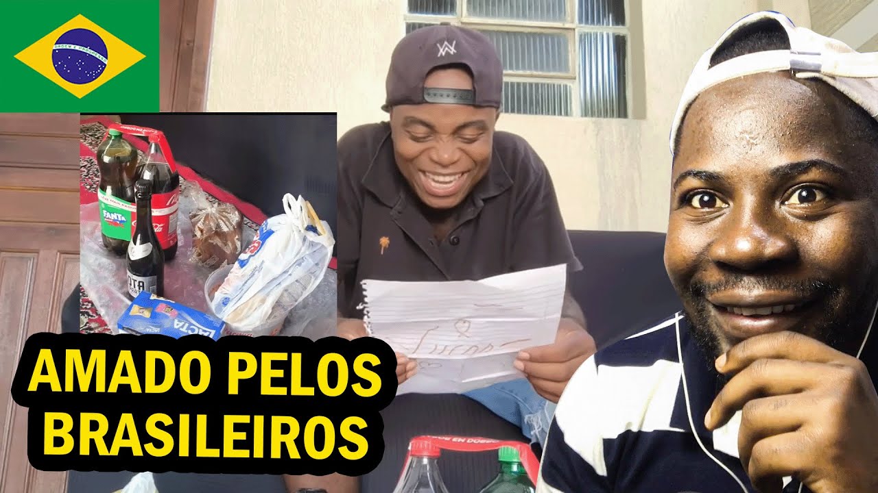 MOÇAMBICANO NÃO ACREDITA QUE O PATRÃO BRASILEIRO LHE DEU CESTA PARA O NATAL