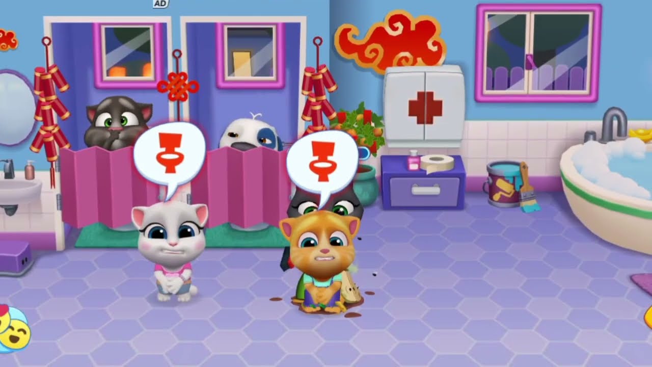 My Talking Tom Friends-AMONG US - R.I.P TOM @TalkingTom #talkingtom
