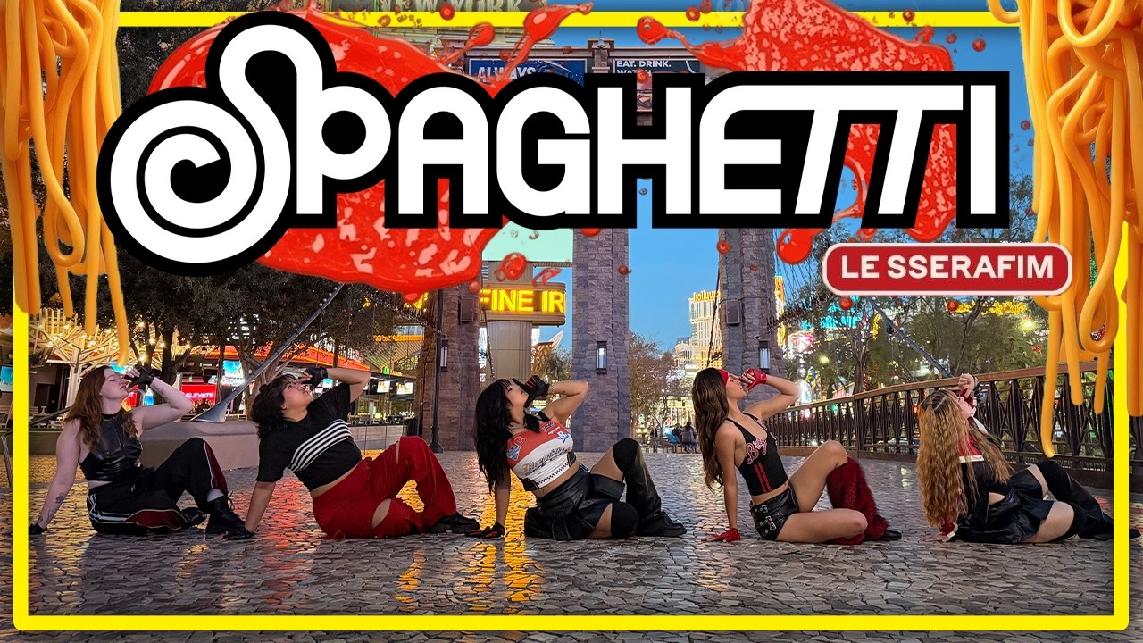 [KPOP IN PUBLIC / ONE TAKE] LE SSERAFIM (르세라핌) 'SPAGHETTI' Dance Cover by ElementX, Las Vegas