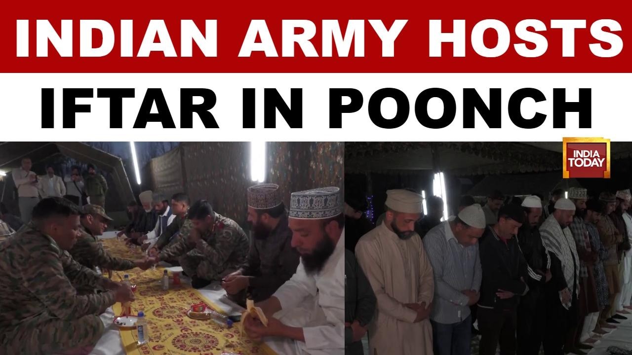 Indian Army’s Ghari Battalion Hosts Iftar For Muslim Brothers | Jammu & Kashmir #indianarmy #iftar