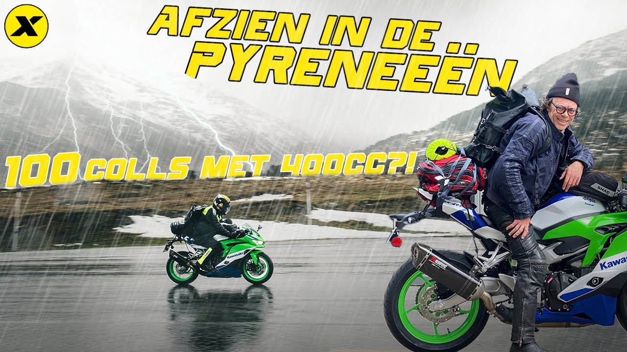 100 bergpassen op een Kawasaki ZX-4RR? Afzien in de Pyrenee&euml;n!
