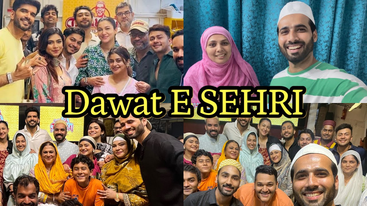 Dawat E SEHRI from Gauhar & Zaid😍 |ShezaanShaikh|Moon|Awez|Bushra|Anam Sehri Vlog #ramadan