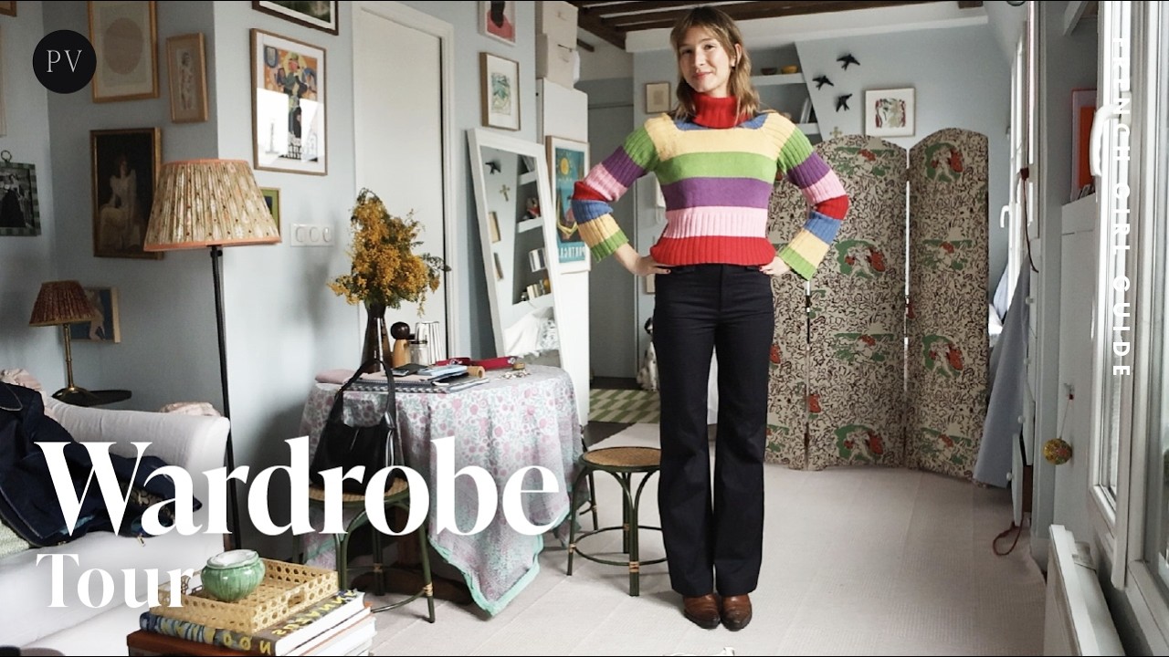 Parisian Wardrobe Tour | Inside a Colourful & Playful Personal Style