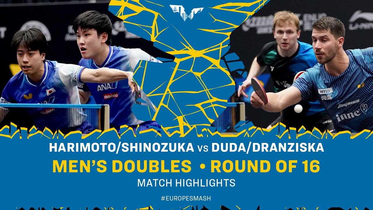 Harimoto/Shinozuka vs Duda/Franziska | MD R16 | #EuropeSmash 2025