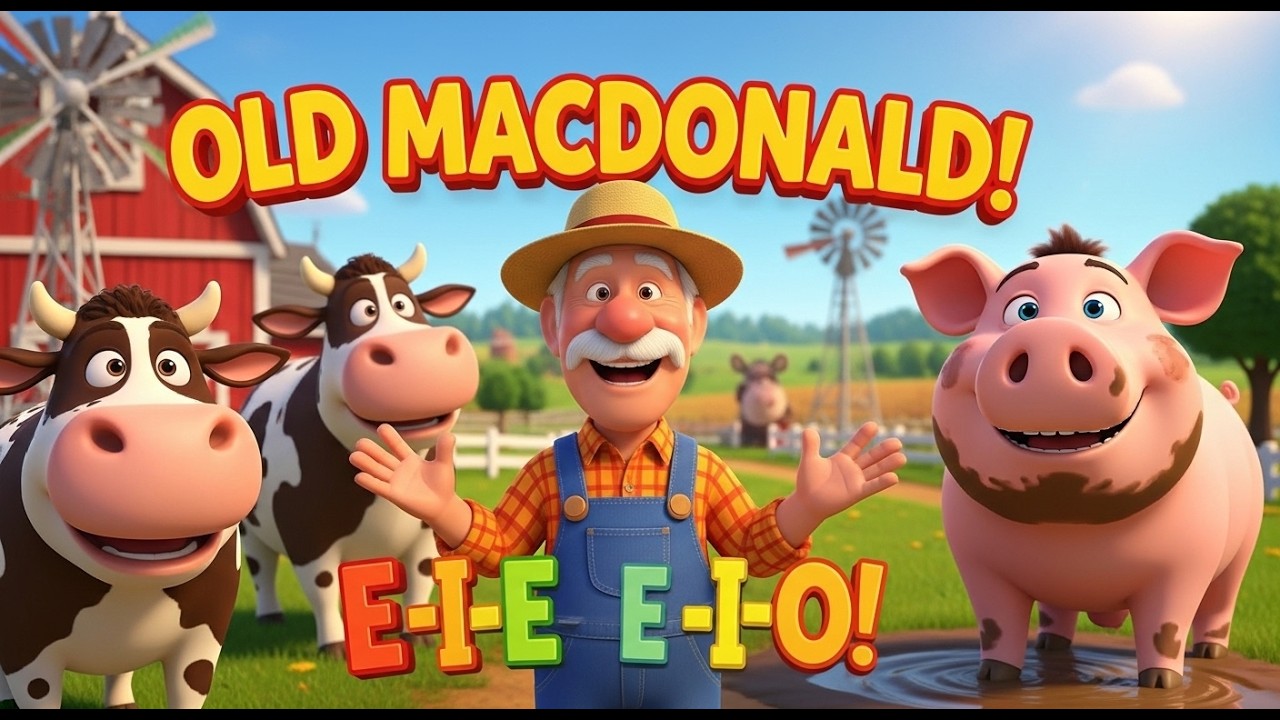 Old Mac Donald Had A Farm + MORE Fun Nursery Rhymes! | TIKI FUN KIDS