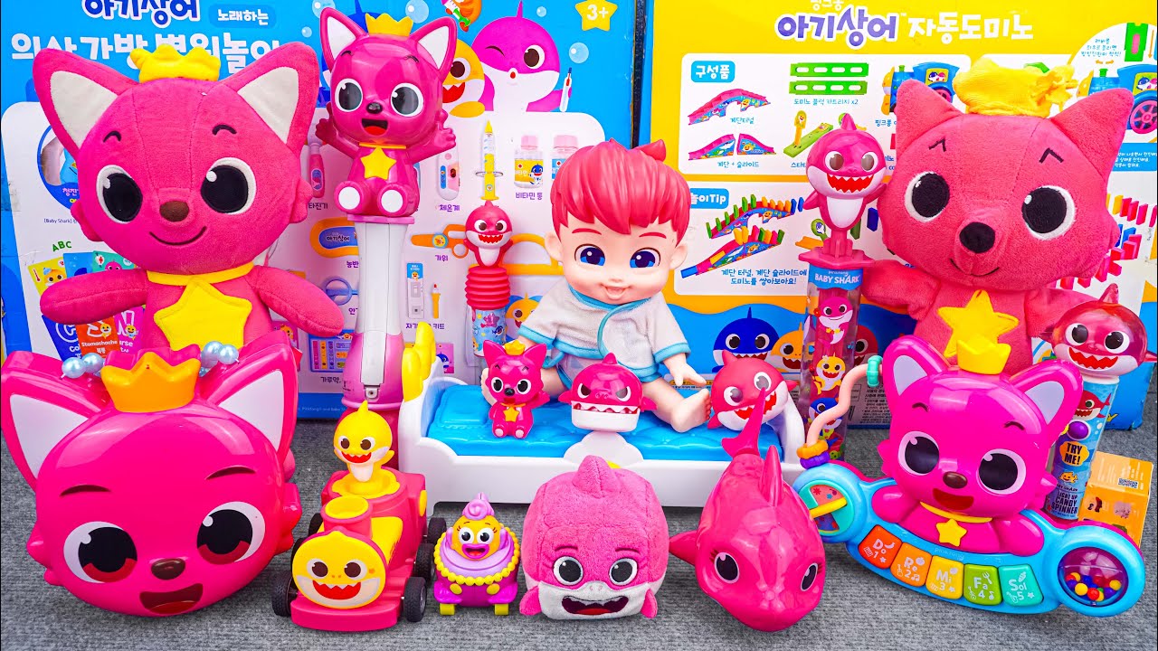 66 Minutes Satisfying with Unboxing PINKFONG Toy, Doctor Playset Collection | ZoZo ASMR Love