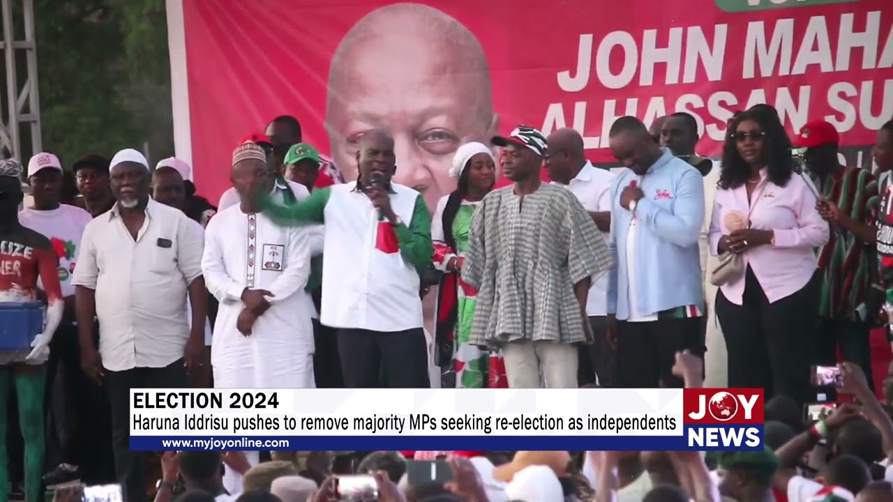 Election 2024: Haruna Iddrisu pushes to remove majority MPs seeking re-election as independents.