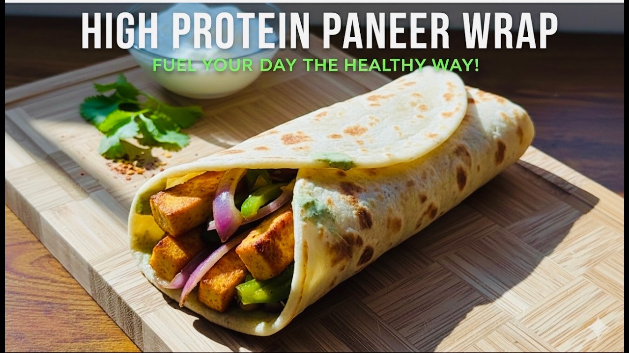 PROTEIN RICH AND SPICY PANEER WRAP