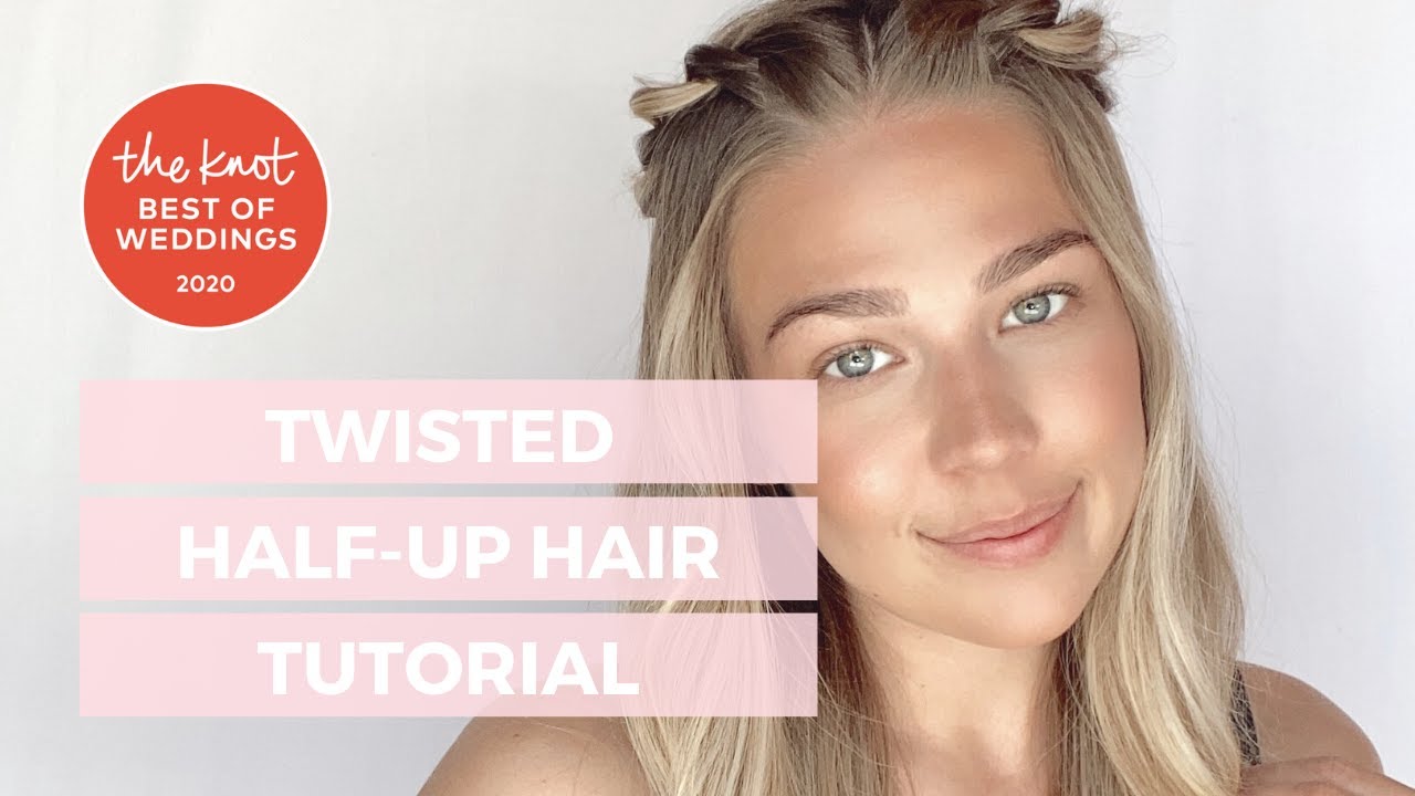 Twisted Half-Up Hairstyle Tutorial with Cashmere Hair Clip In Extensions