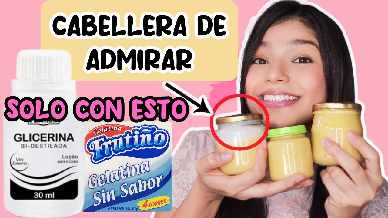 GELATINA PODEROSA CON FRUTA PARA EL CABELLO, NO CREERÁS COMO TE QUEDA DE HERMOSO| Aleja Mora