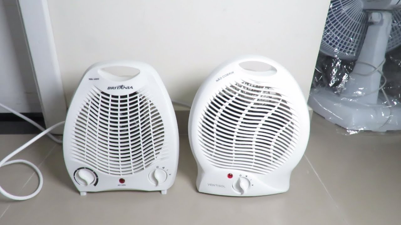 Aquecedor Elétrico Ventisol 1500w Termoventilador vs Britânia AB1100N 1500w - Teste Consumo