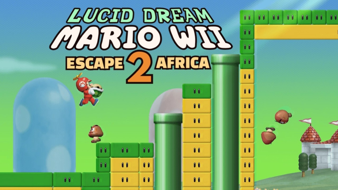 Lucid Dream MARIO WII Escape 2 Africa #21 Walkthrough 100%