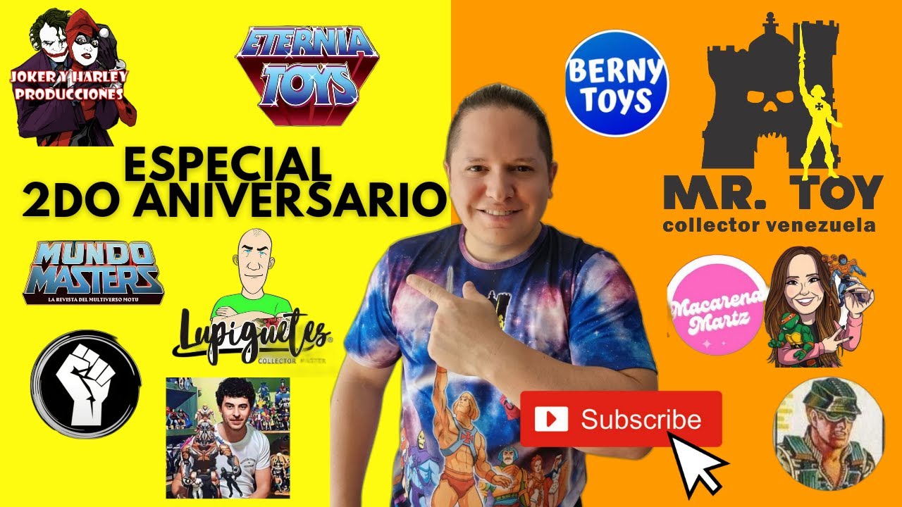 Especial 2do Aniversario Mr Toy Collector Motu Masters Retro Vintage Juguetes Fav YouTube Venezuela