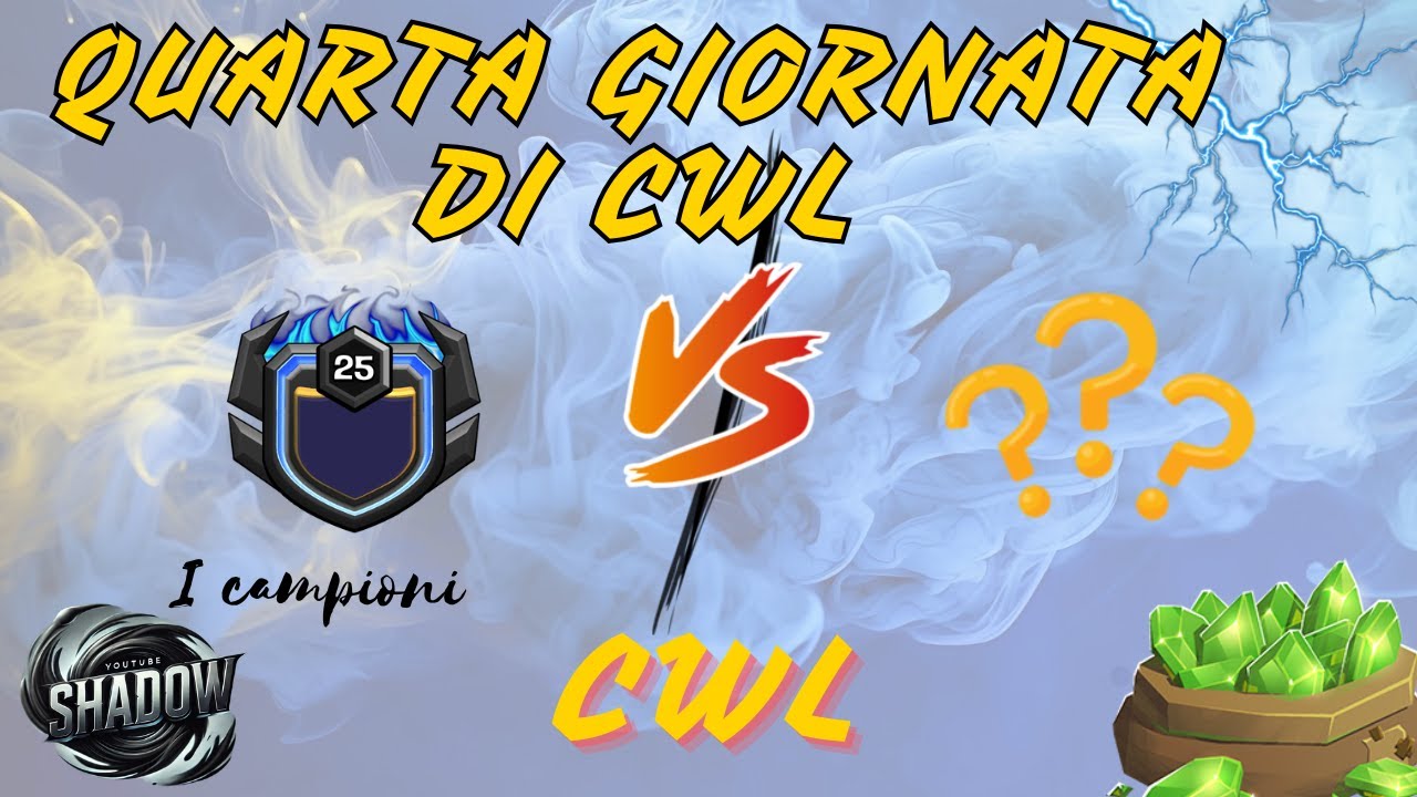 ⚔️ CWL Marzo   Quarta Giornata  Scontri Infernali e Triple Devastanti! 🔥
