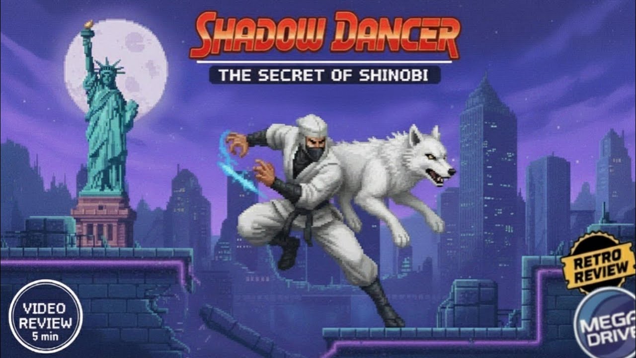 [5 min] обзор игры Shadow Dancer: The Secret of Shinobi 