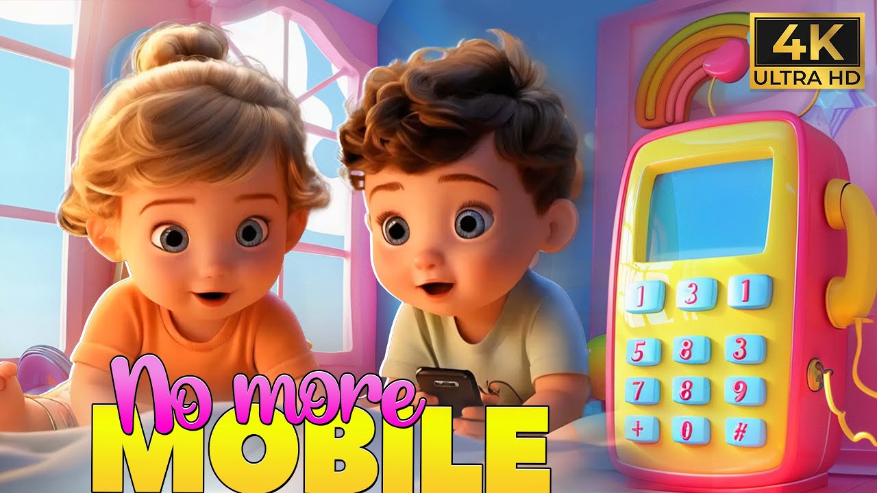 No More Mobile Phone Kids Rhymes  | #TinyGeniusTV  Nursery Rhymes & Kids Songs