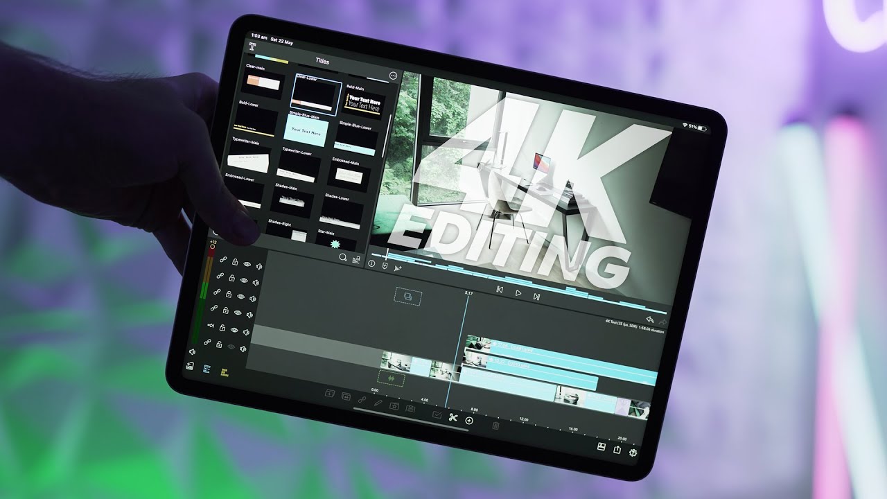 2021 M1 iPad Pro - INSANE 4K Editing Performance!