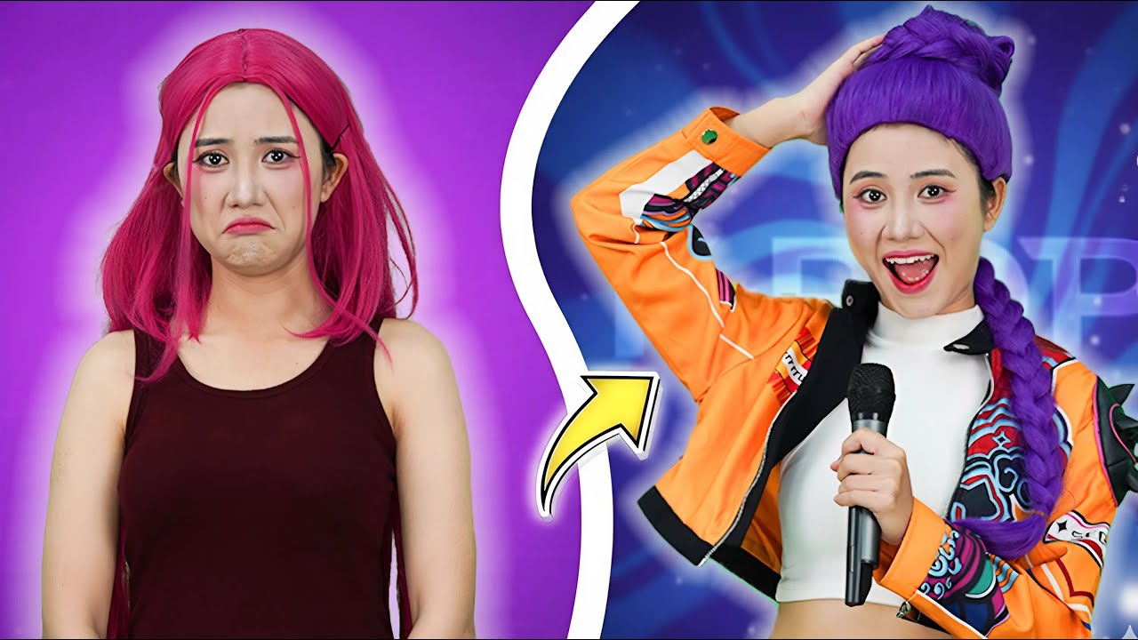 Бедная куколка Руми хочет стать популярной! Как стать охотником на демонов в K-Pop? (ПАРОДИЯ)