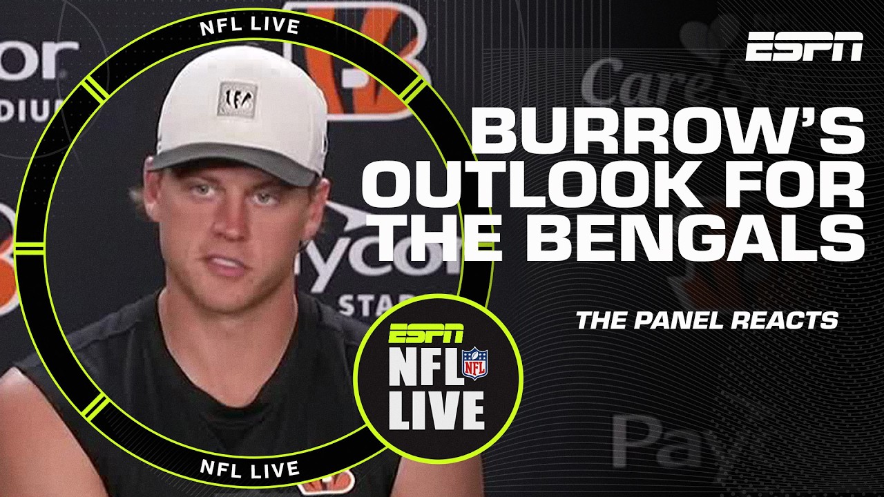 Joe Burrow stresses &lsquo;urgency&rsquo; for Bengals heading into season | NFL Live