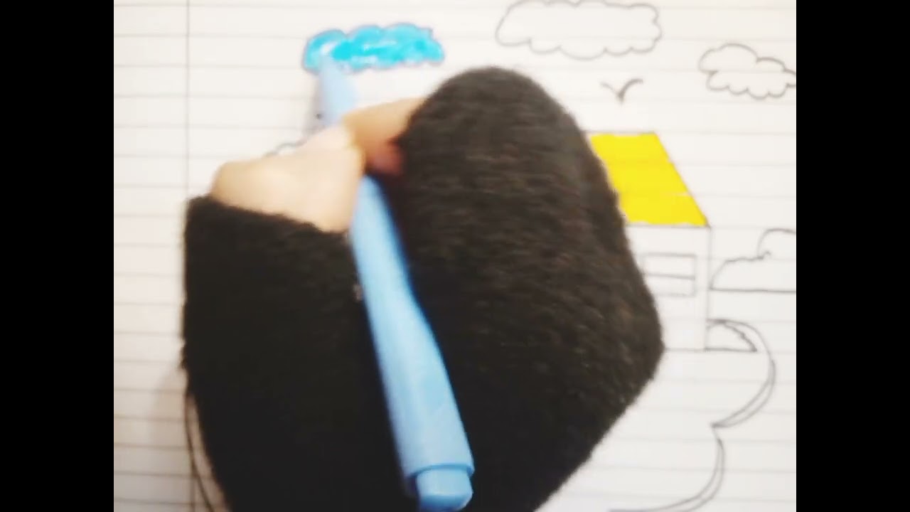 How to draw a beautiful house for beginners// easy step by step drawing// Drawing tutorial//