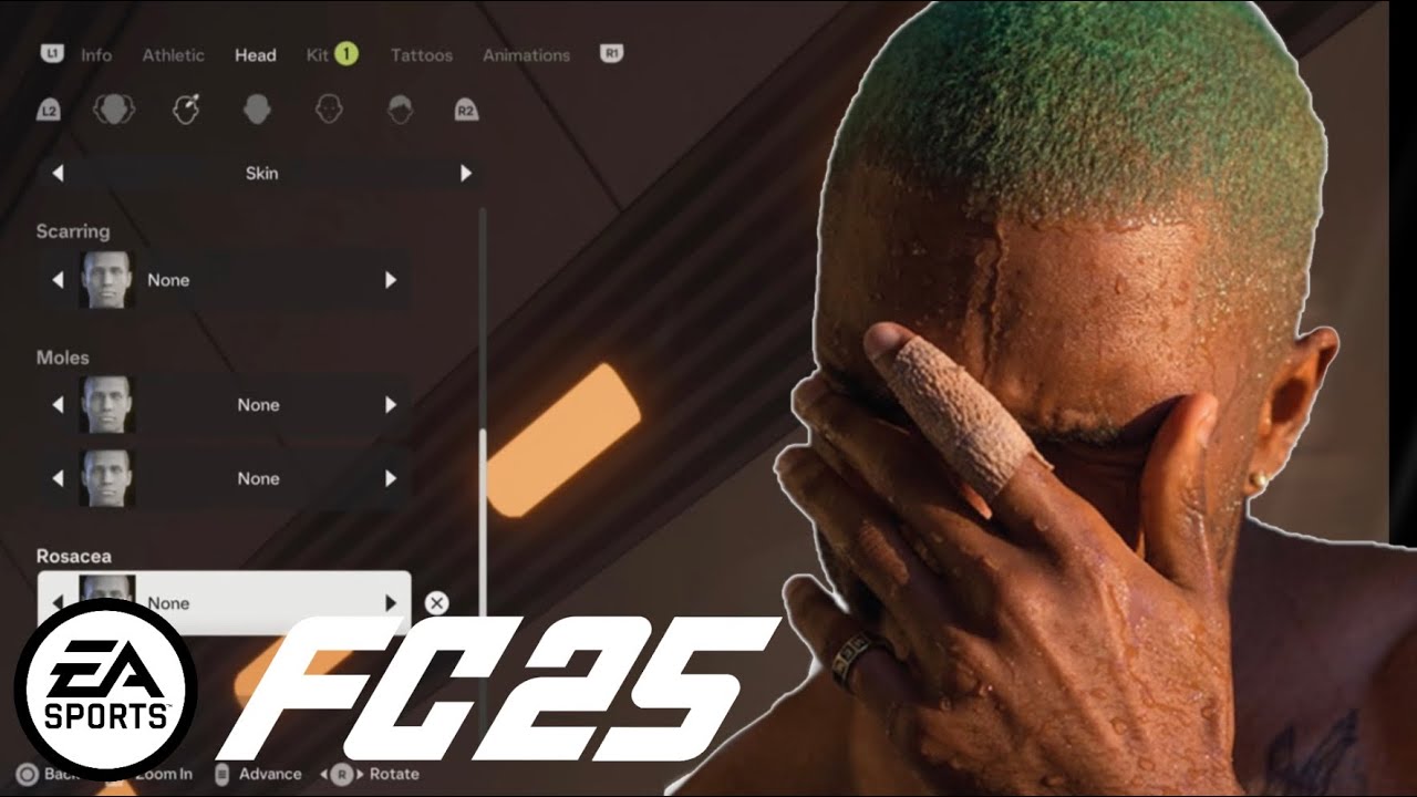 FRANK OCEAN  | FC 25 Face Customisation Pro Clubs / Career Mode Player