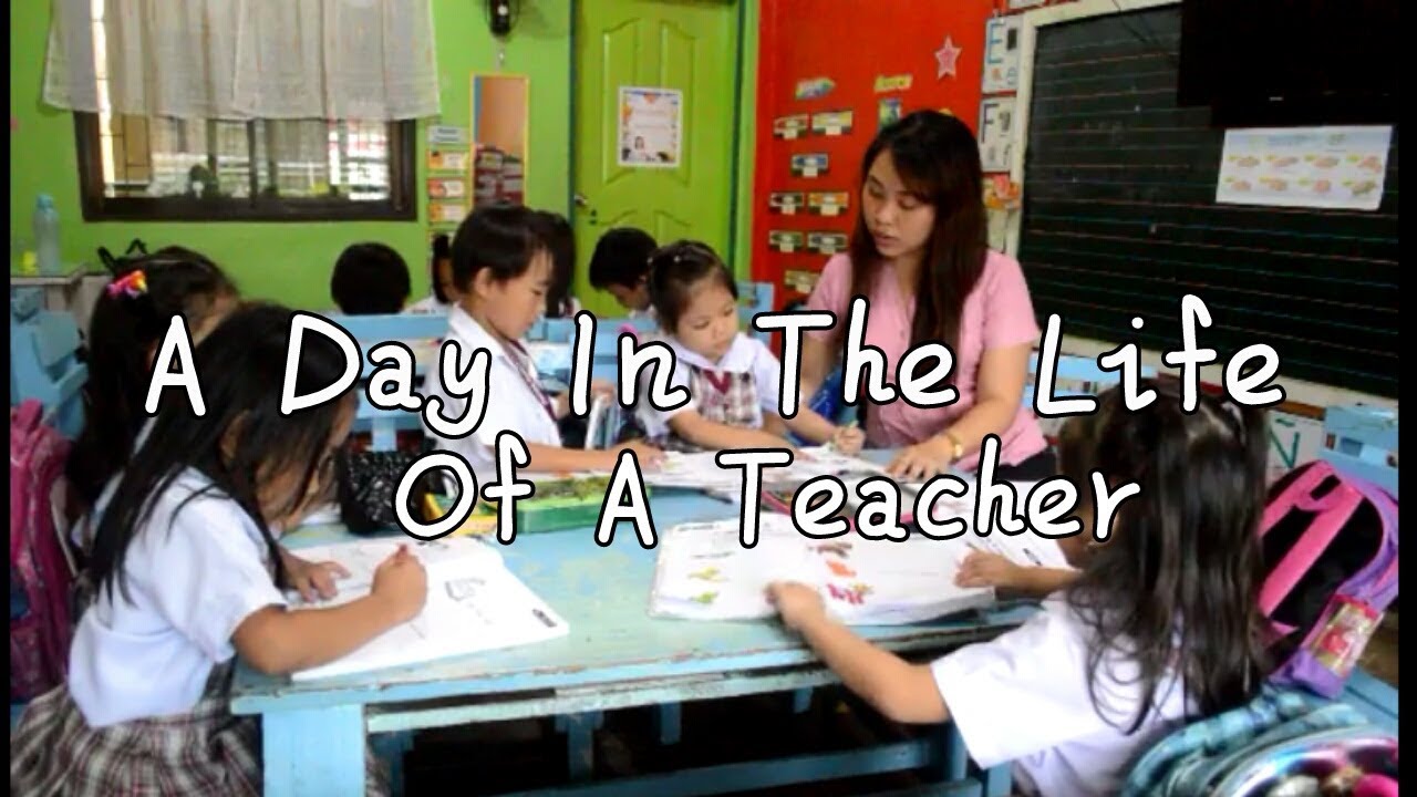 A DAY IN THE LIFE OF A KINDERGARTEN TEACHER