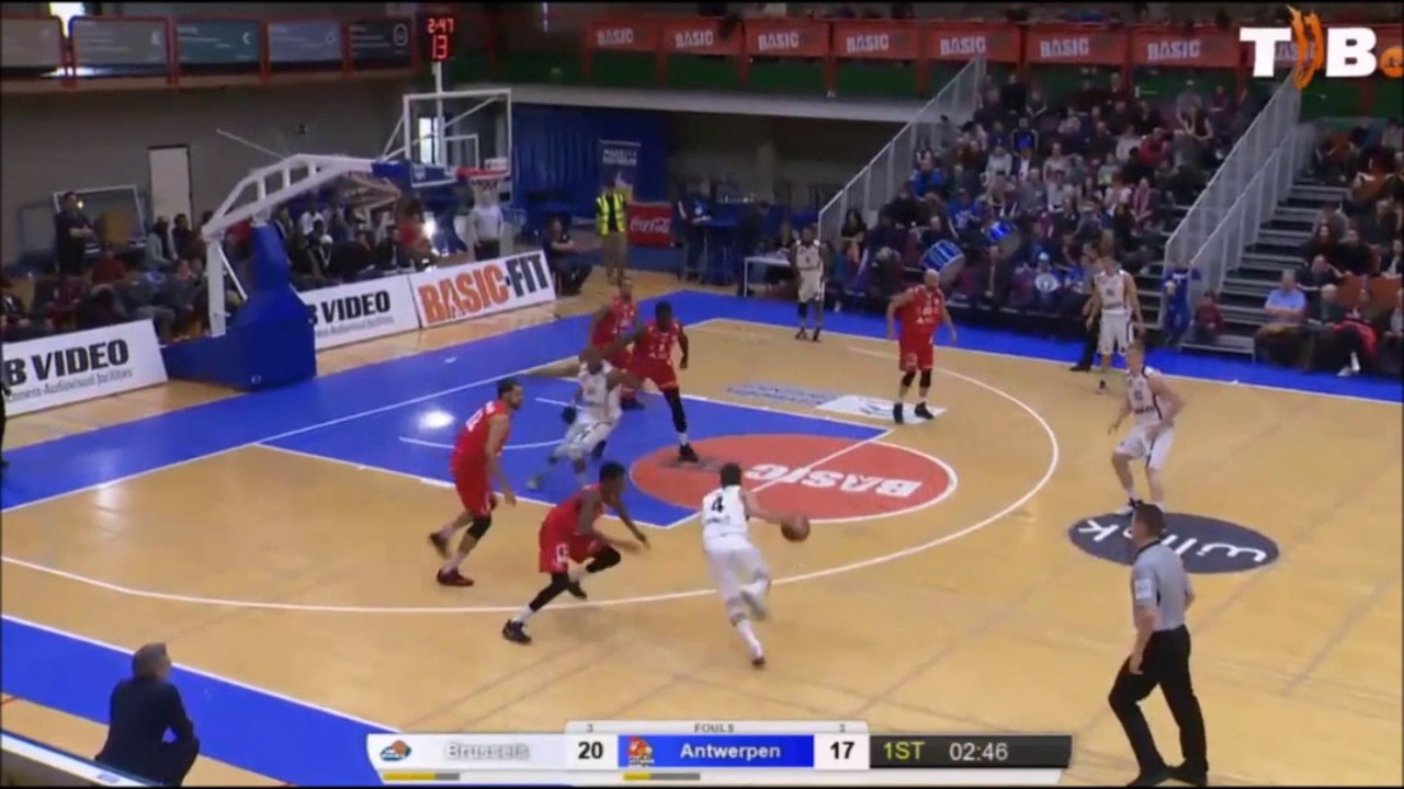 Domien Loubry (Brussels) - Player Of The Game vs Antwerp