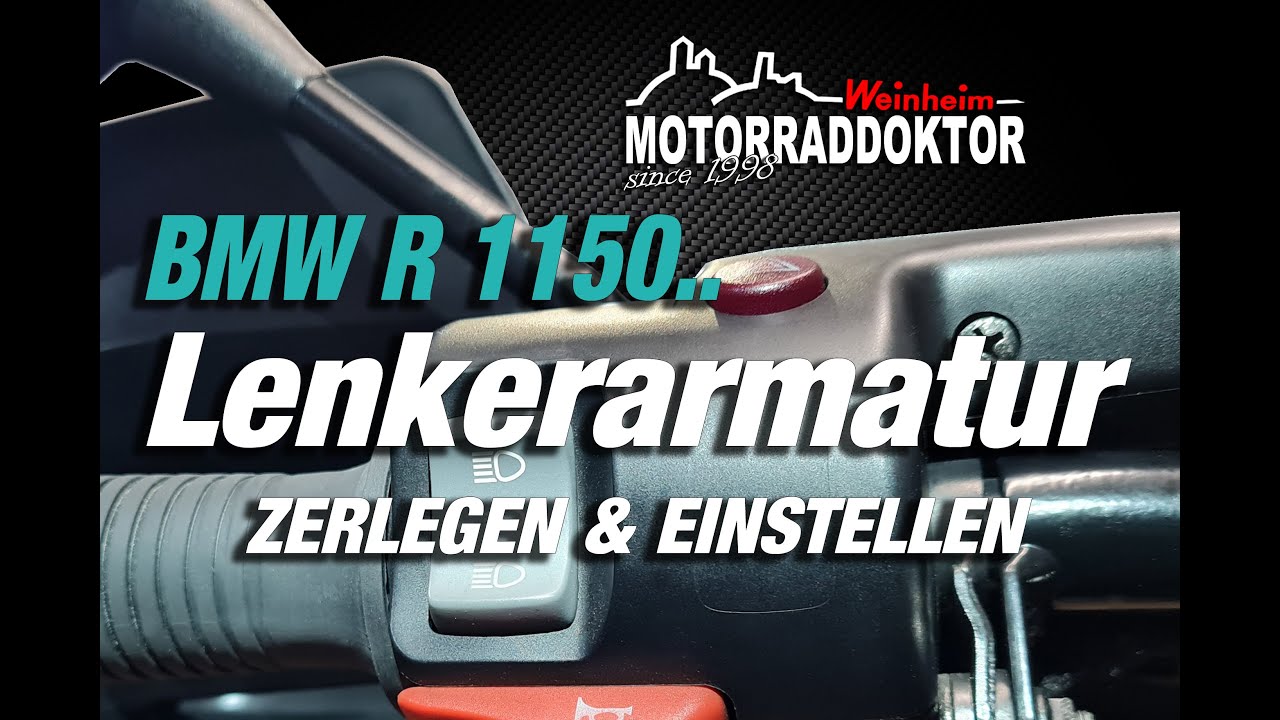 BMW R 1150 GS, R, RT... | Griffarmaturen zerlegen & einstellen | #motorraddoktor