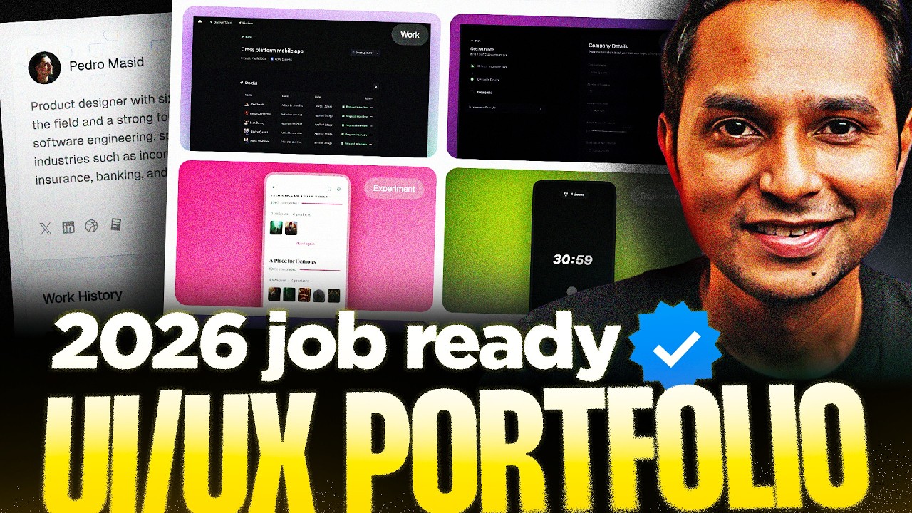 How I'd Build A JOB READY UI/UX Design Portfolio In 2026. [FULL GUIDE]