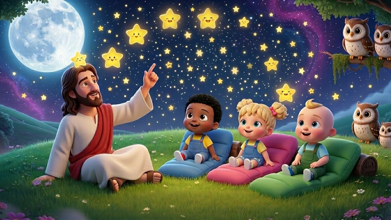 Relaxing Christian Sleep Music for Children with Angelic Voices and Bible Tales for Comfort