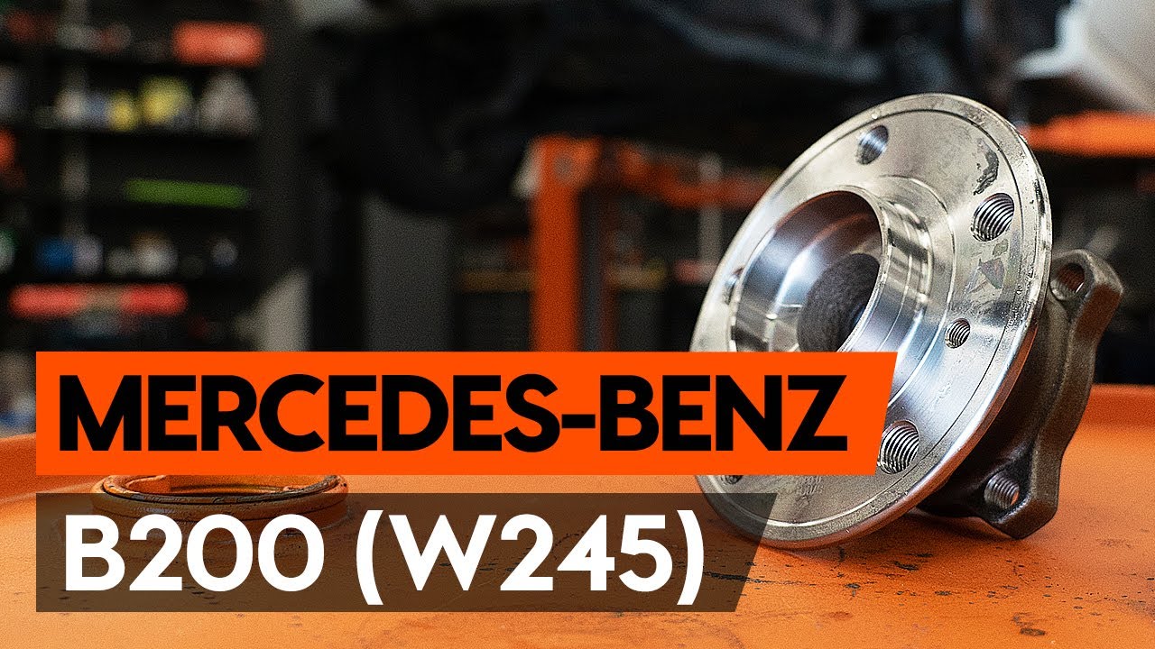 Jak wymienić tylny łożysko koła w MERCEDES-BENZ B200 (W245) [PORADNIK AUTODOC]