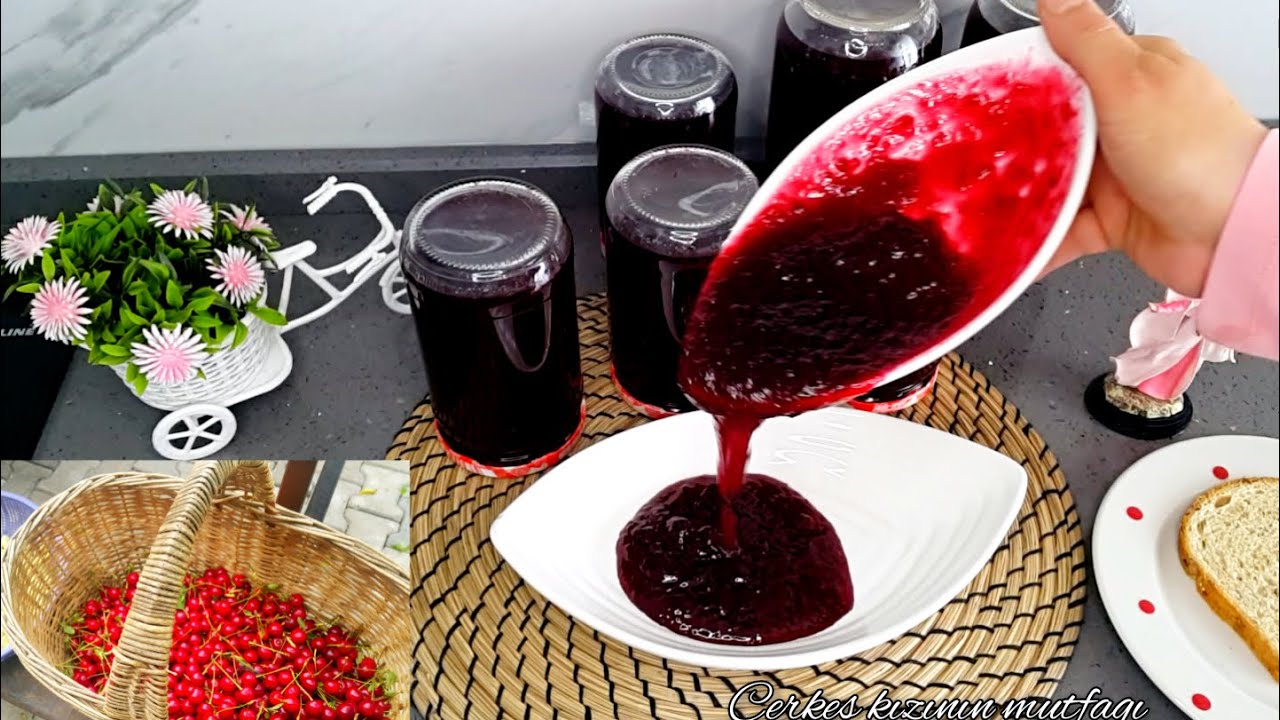 🍒VİŞNE MARMELATI NASIL YAPILIR⁉️ Asla şekerlenme Yapmaz‼️ 3 yıl garantili tarif 👌💯  #reçeltarifleri