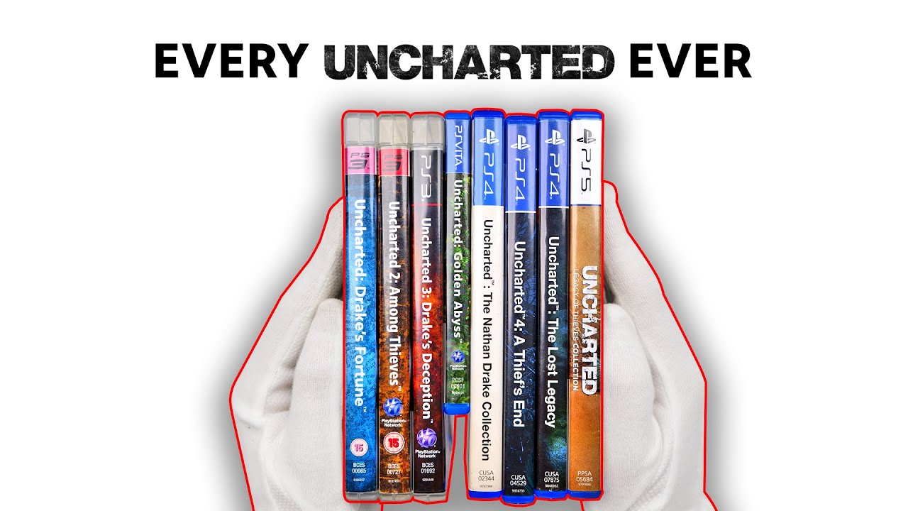 Unboxing Every Uncharted Game Ever (2007-2023)