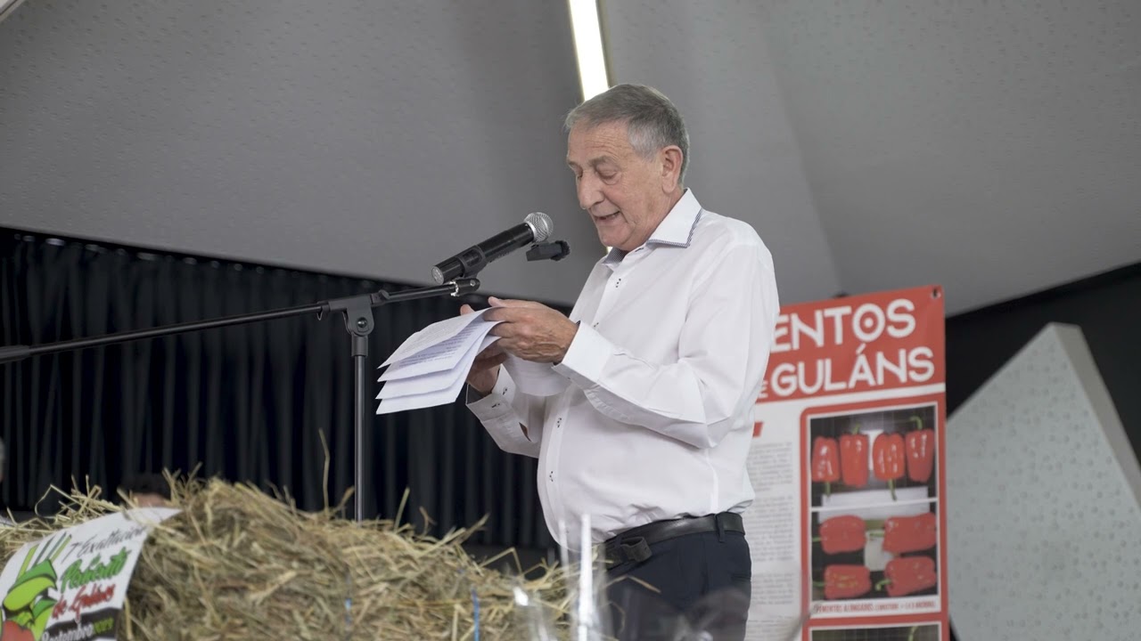 PREGÓN DE RODRIGO DÍAZ CUERPO NA 7ª EXSALTACIÓN DO PEMENTO DE GULÁNS 2023