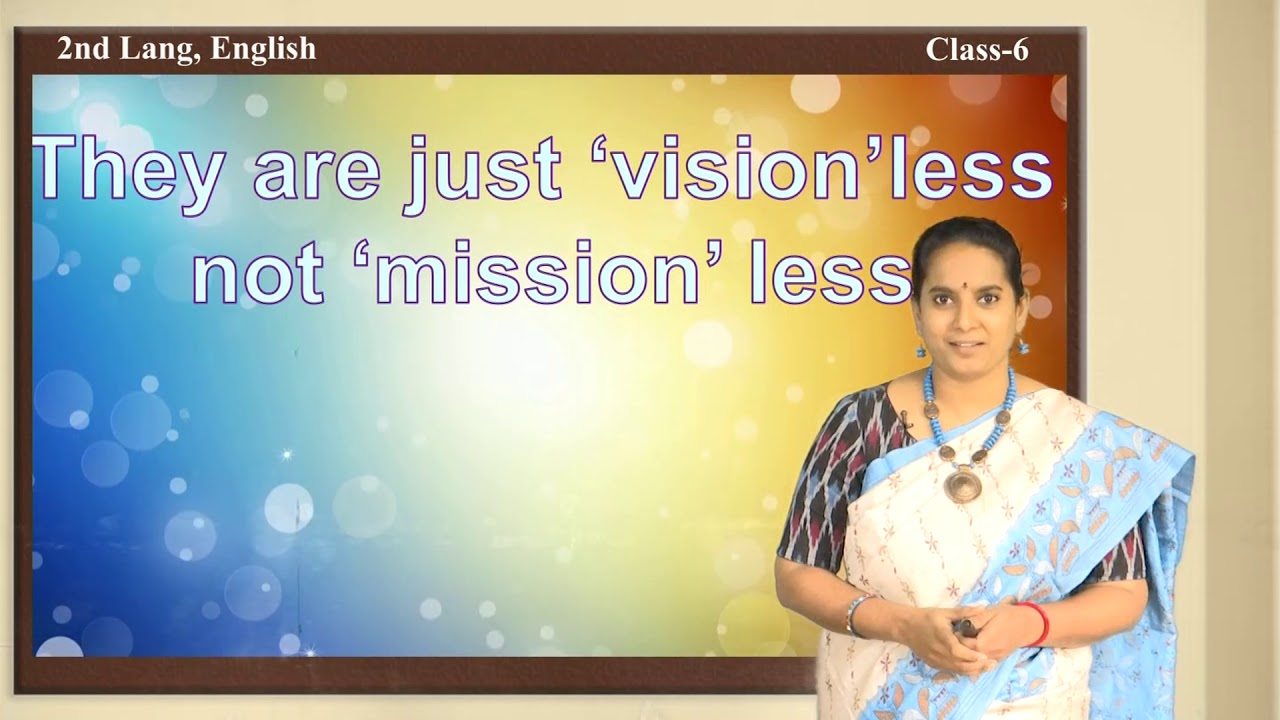 Samveda - 6th - English Second Language - Where there is a Will There is a Way (Part1 of 2) - Day 61