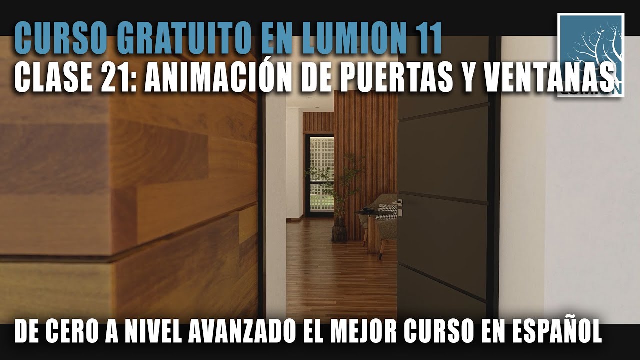 ANIMACIÓN DE PUERTAS Y VENTANAS EN LUMION 11 Y EFECTO CAMINANDO